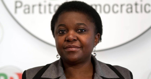 Cecile Kyenge, Italy's first black minister of integration, has been called an orangutan by a fellow lawmaker and had bananas hurled at her by racists. (Google Images)