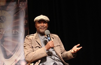 Nelson George discusses his film 'Finding the Funk' at the opening night of Atlanta’s BronzeLens Film Festival.   (Photo Credit: DJ Blak Magic)