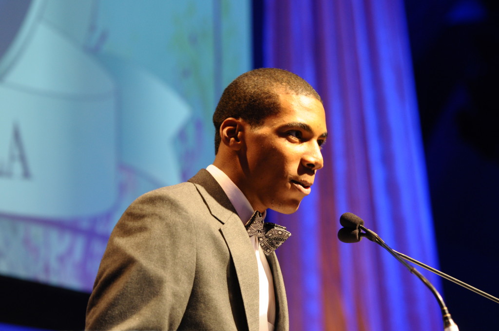 Teen Environmentalist and entrepreneur Charles Orgbon is CEO of Greening Forward. (Photo Credit: Donna Permell)