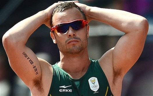 Paraolympian star Oscar Pistorius who awaits trial for the murder of his girlfriend, penned a Valentine's Day post on the anniversary of the murder.  (Photo Credit: Google Images)