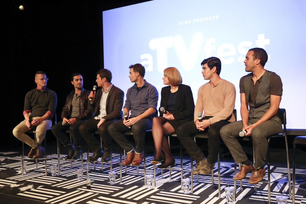 The cast and crew of HBO's 'Looking' discuss ife on set and portrayals of ethnic & gay characters on TV.  (Photo Credit: Catrina Maxwell)