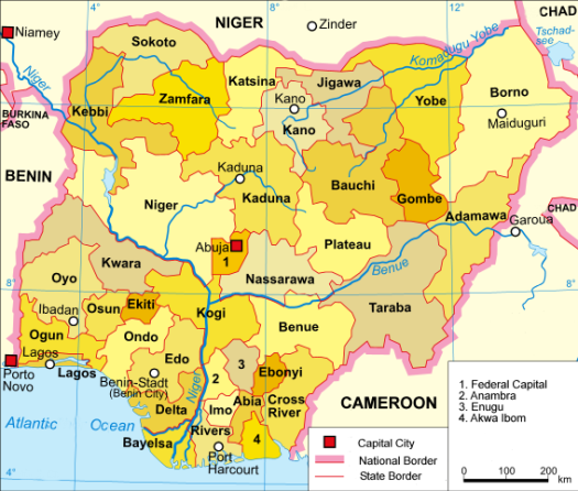 Scores of Nigerians were killed in bomb blasts and police battles with Boko Haram over the weekend.  (Photo Credit: Wikipedia)