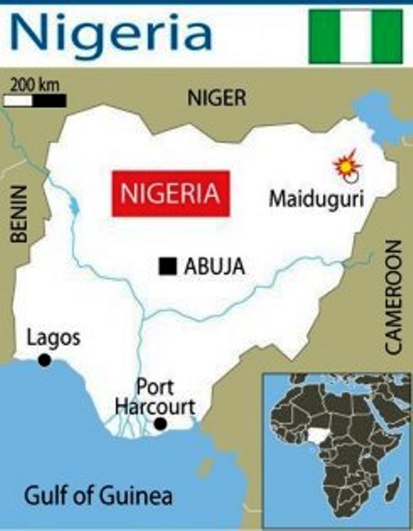 AllAfrica.com is reporting that explosions in Maiduguri in Nigeria have caused panic in the city.  (Photo Credit: Google Images)