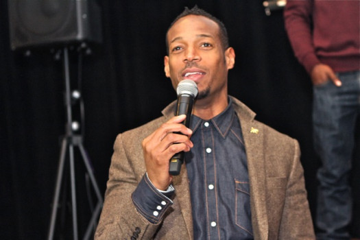 Marlon Wayans discusses his film 'A Haunted House 2' opening in theaters April 18.  (Photo Credit: Joi Pearson)