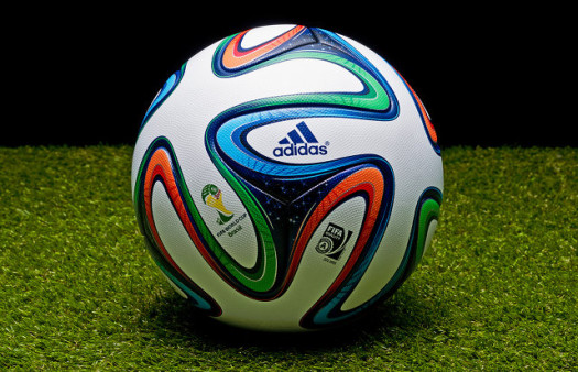 FIFA's official 2014 World Cup soccer ball. Adidas' 'Brazuca' ball. (Google Images)