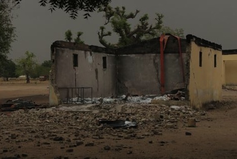 Chibok after Boko Haram bombings. (Photo: TalkofNaija.com)