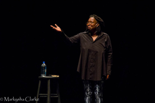 Comedienne Whoopi Goldberg performs at Cobb Energy Performing Arts Centre. 