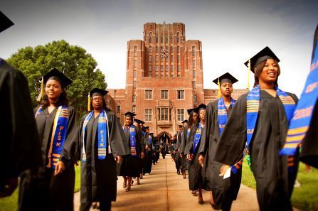 Students graduate from Fisk University. (Photo Credit: Google Images)