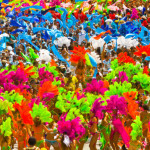 Trinidad Carnival, Queens Park Savannah, Port of Spain, Trinidad & Tobago