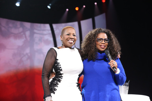 Iyanla Van Zant and Oprah Winfrey at 'The Life You Want' Tour Weekend in Washington, DC.  (Verizon Center)