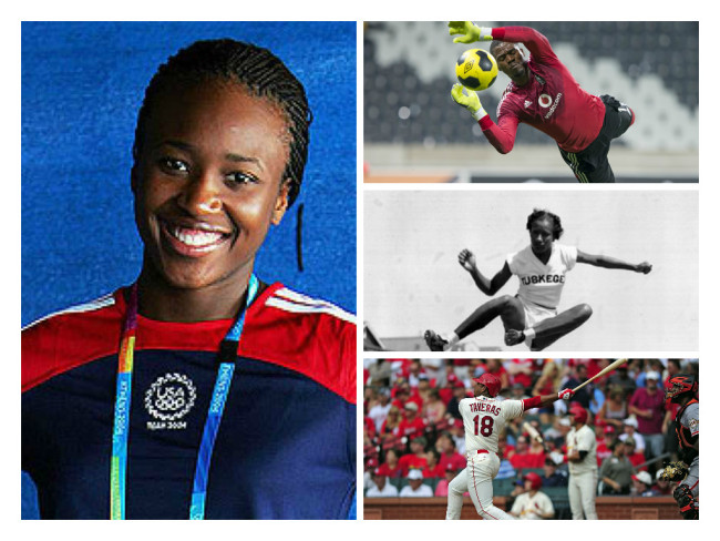 Jamaican born Olympic Fencer Kamara Barnes, South African soccer captain Senzo Meyiwa, America Olympic track and field legend Alice Coachman and Dominican baseball player Oscar Taveras died in 2014. 