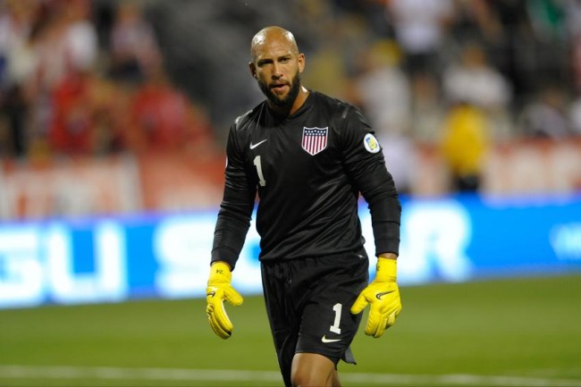 USA Soccer goalie Tim Howard.