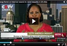 Nsenga Burton Talks Baltimore on CCTV